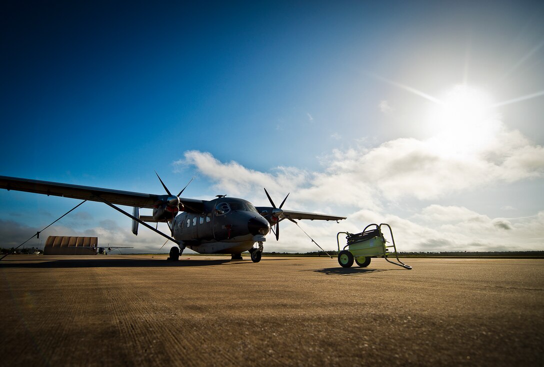 The Air Force Special Operations Command-owned C-145 Skytruck is now the primary aircraft on the 919th Special Operations Wing flightline at Duke Field.  The aircraft is used in Aviation Foreign Internal Defense training, the new mission of the reserve wing.  The wing’s 5th Special Operations Squadron currently trains active-duty and reserve Airmen on the new mission.  The 711th Special Operations Squadron will be reserve operational AVFID squadron with its active-duty counterpart the 6th Special Operations Squadron.  (U.S. Air Force photo/Tech. Sgt. Samuel King Jr.)