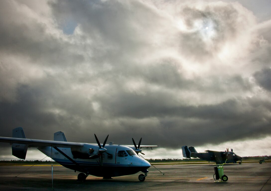 The Air Force Special Operations Command-owned C-145 Skytrucks are now the primary aircraft on the 919th Special Operations Wing flightline at Duke Field.  The aircraft is used in Aviation Foreign Internal Defense training, the new mission of the reserve wing.  The wing’s 5th Special Operations Squadron currently trains active-duty and reserve Airmen on the new mission.  The 711th Special Operations Squadron will be reserve operational AVFID squadron with its active-duty counterpart the 6th Special Operations Squadron.  (U.S. Air Force photo/Tech. Sgt. Samuel King Jr.)