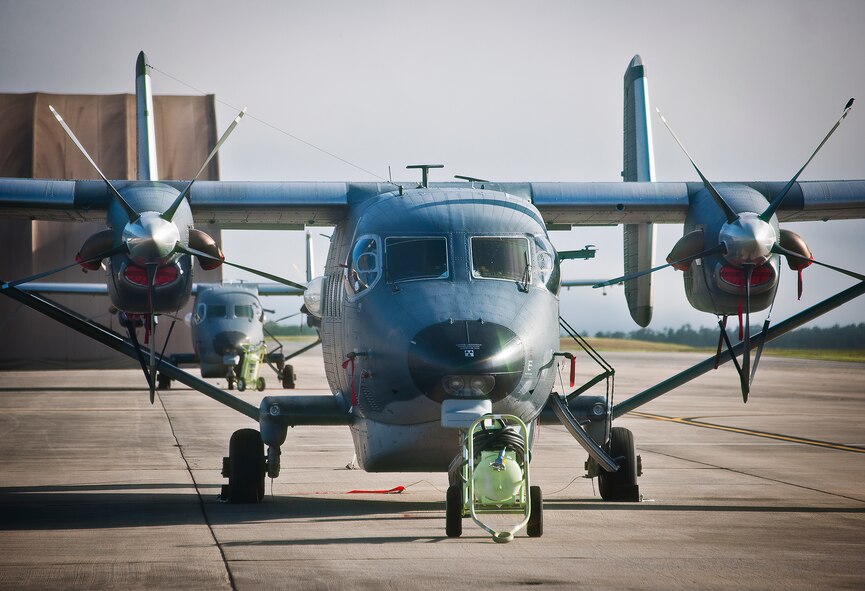 The Air Force Special Operations Command-owned C-145 Skytruck is now the primary aircraft on the 919th Special Operations Wing flightline at Duke Field.  The aircraft is used in Aviation Foreign Internal Defense training, the new mission of the reserve wing.  The wing’s 5th Special Operations Squadron currently trains active-duty and reserve Airmen on the new mission.  The 711th Special Operations Squadron will be reserve operational AVFID squadron with its active-duty counterpart the 6th Special Operations Squadron.  (U.S. Air Force photo/Tech. Sgt. Samuel King Jr.)