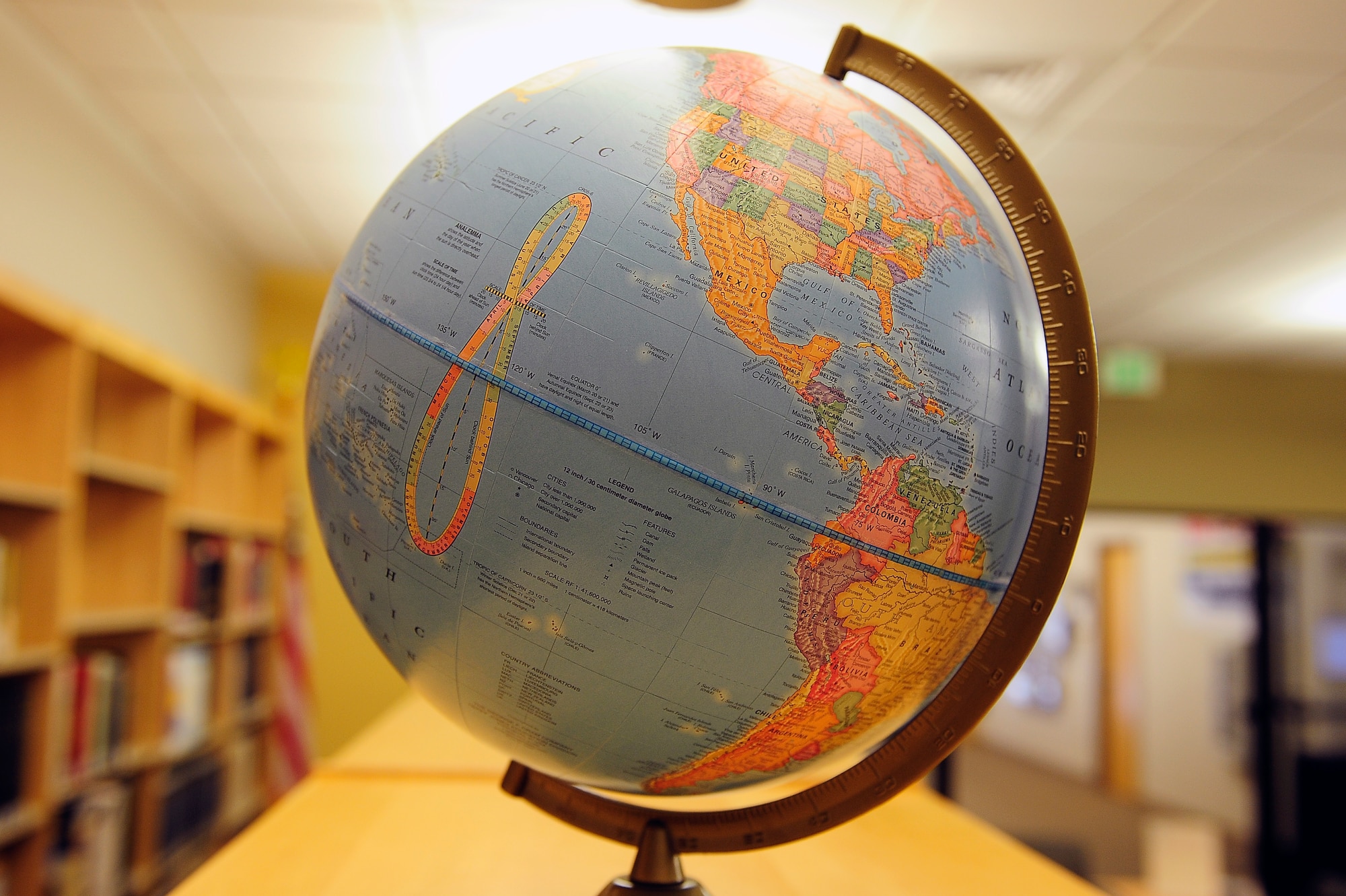 The library at Whiteman Air Force Base, Mo., offers many different resources to Airmen looking to learn about the country, global affairs or foreign cultures. Airmen and their families can rent books and audiobooks for two weeks at a time. (U.S. Air Force photo by Airman 1st Class Shelby R. Orozco/Released)