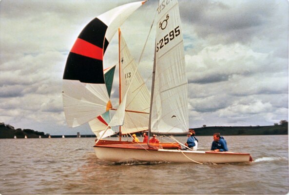 Since its creation, Black Butte Lake has been popular with sailors, as seen in this photo from the mid-1960s.