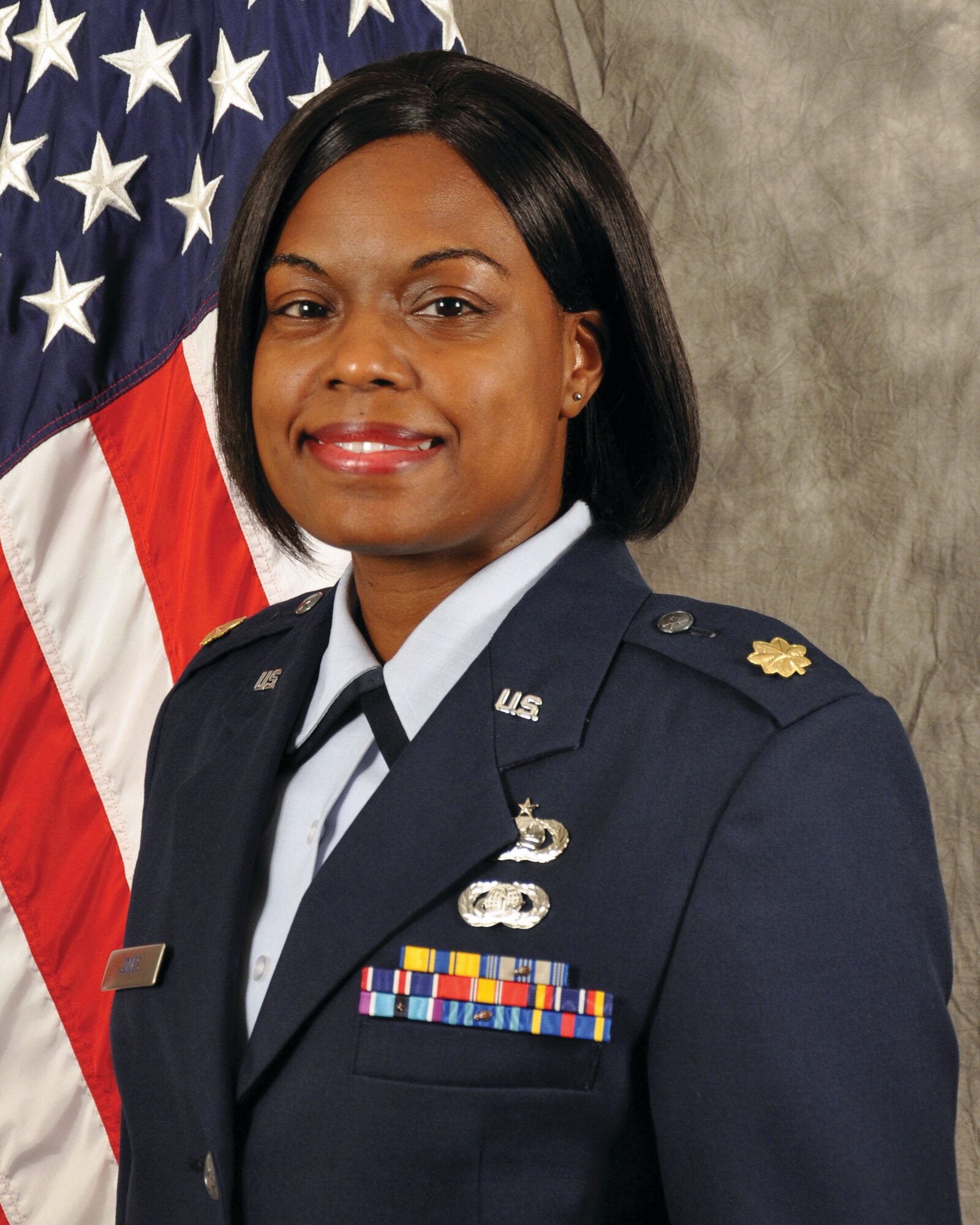 WRIGHT-PATTERSON AIR FORCE BASE, Ohio - Maj. Tara Jones, 445th Mission Support Group executive officer, is the 445th Airlift Wing Senior CGO of the Quarter, second quarter.