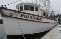 In order to expedite investigations of bottom conditions for use in the Charleston Harbor Post-45 study, the Charleston District leased and outfitted a local shrimp boat for prolonged voyages. 