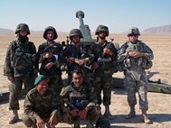 A team photo with Master Sgt. Lesley Urban of the Vermont Army National Guard.