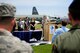 Gen. Paul Selva, Air Mobility Command commander, thanks members of the local community for the support they have given over the years during a ceremony June 11, 2013 at Scott Air Force Base Ill. The local communities were award the Abilene Trophy for their support of the base. This was the first time since the awards creation that the communities around Scott have earned the award. (U.S. Air Force photo/ Staff Sgt. Ryan Crane)