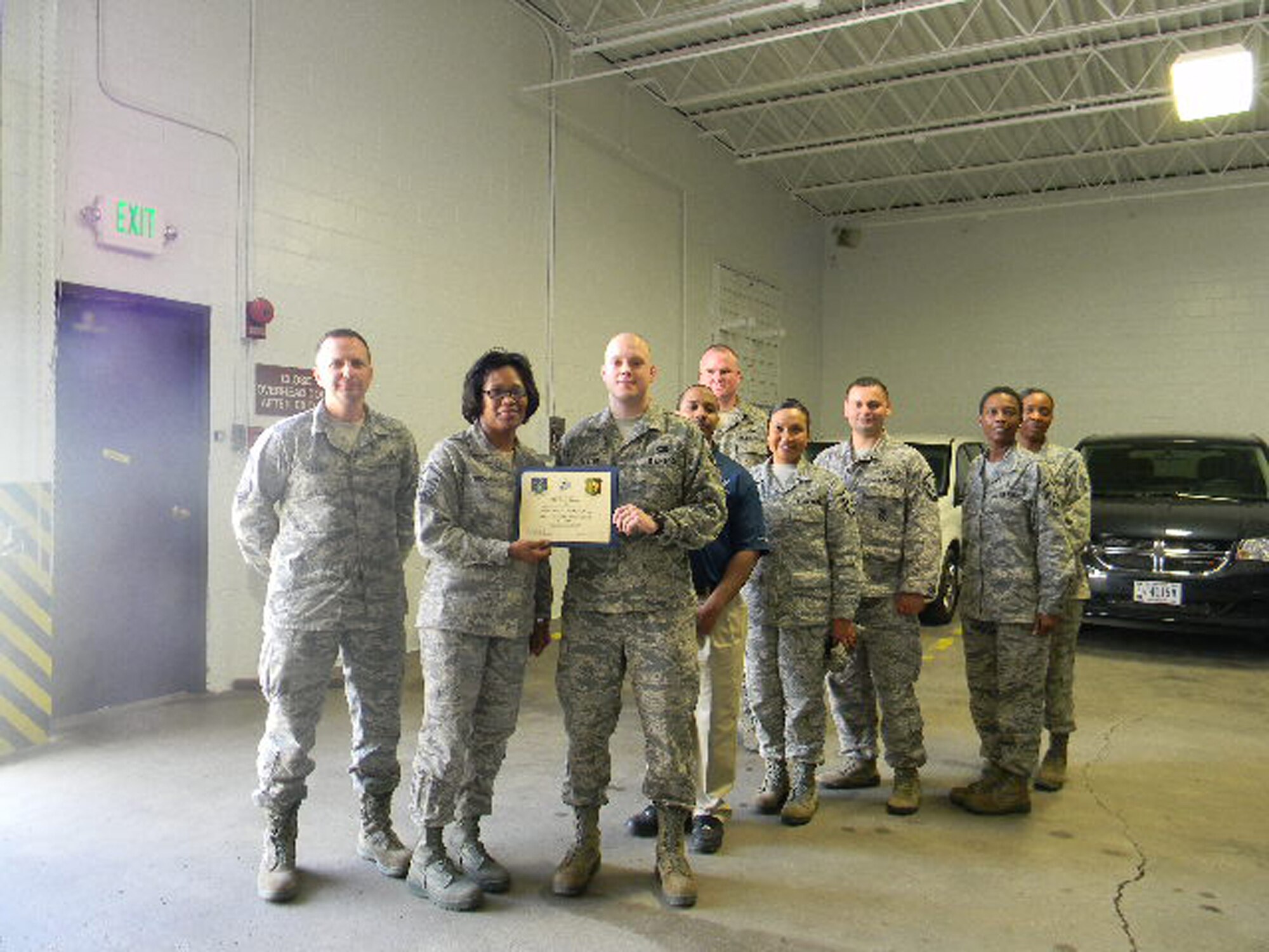 MINOT AIR FORCE BASE, N.D. -- The Minot AFB Top-3 would like to recognize Airman 1st Class Jonah D. Easter, 5th Logistics Readiness Squadron, for his commitment to Team Minot.  His display of professionalism and excellence went above and beyond while supporting the 5th Bomb Wing and 91st Missile Wing missions. Easter proves his dedication to service by giving back to the local Minot community. In his off time, he coaches a youth center basketball team of 12 young men who enjoys his mentorship. Additionally, he was hand selected to represent the 5th LRS as the AFAF liaison, resulting in the base reaching its FY 13 goal of $92,541. Furthermore, Easter completed the two-week Honor Guard course, culminating in his induction into the elite Minot AFB HG team. (Courtesy photo)