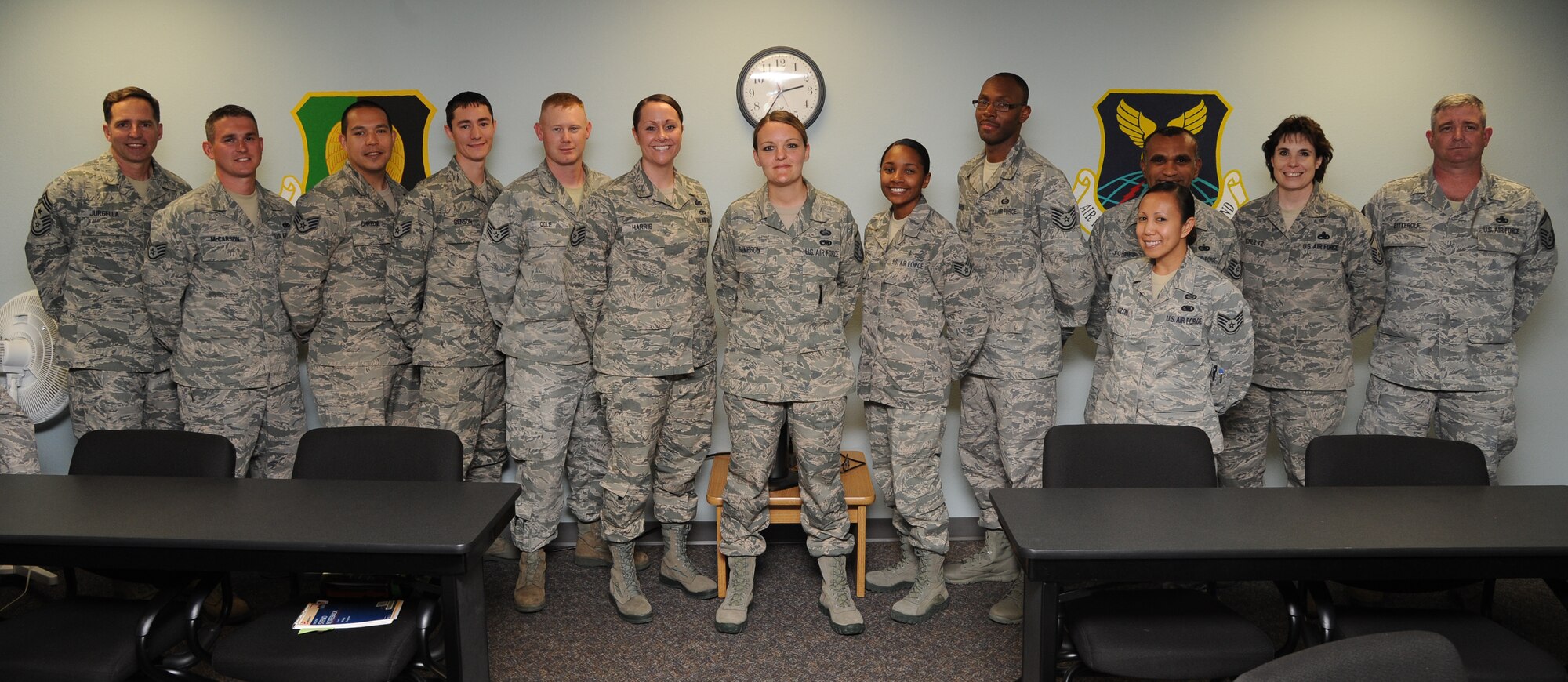 MINOT AIR FORCE BASE, N.D. -- The 5th Maintenance Group’s Maintenance Training Flight provides initial, recurring and advanced proficiency, qualification or certification training needed by a technician to perform duties in their primary Air Force Specialty Code. They provide the squadron commanders of the 5th MXG with Unit Training Managers to manage the enlisted specialty training program. The Maintenance Training Flight recently implemented Annual Block Training, which allowed for 48 annual requirements to be accomplished in 2 days, verses 12 days, throughout the year. (U.S. Air Force photo/Airman 1st Class Andrew Crawford)