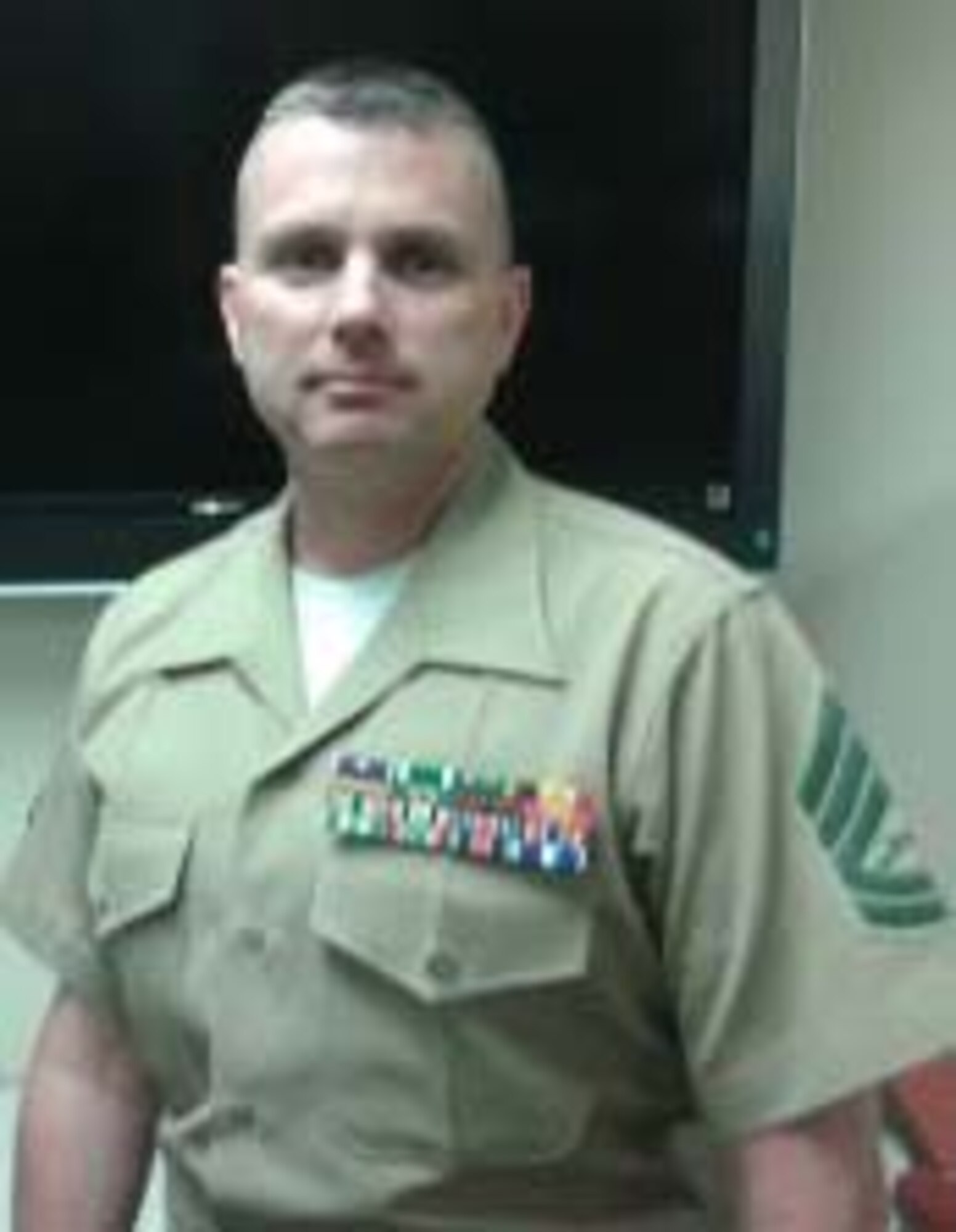 Marine Gunnery Sgt. Bruce Belgarde, Marine Aircraft Group 49 electronic key management system manager from Parris Island, S.C. 
“I am getting him a $100 gift card to Cabela's.”