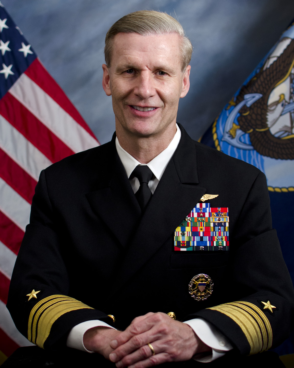 Vice Admiral Joseph Aucoin > United States Navy > BioDisplay