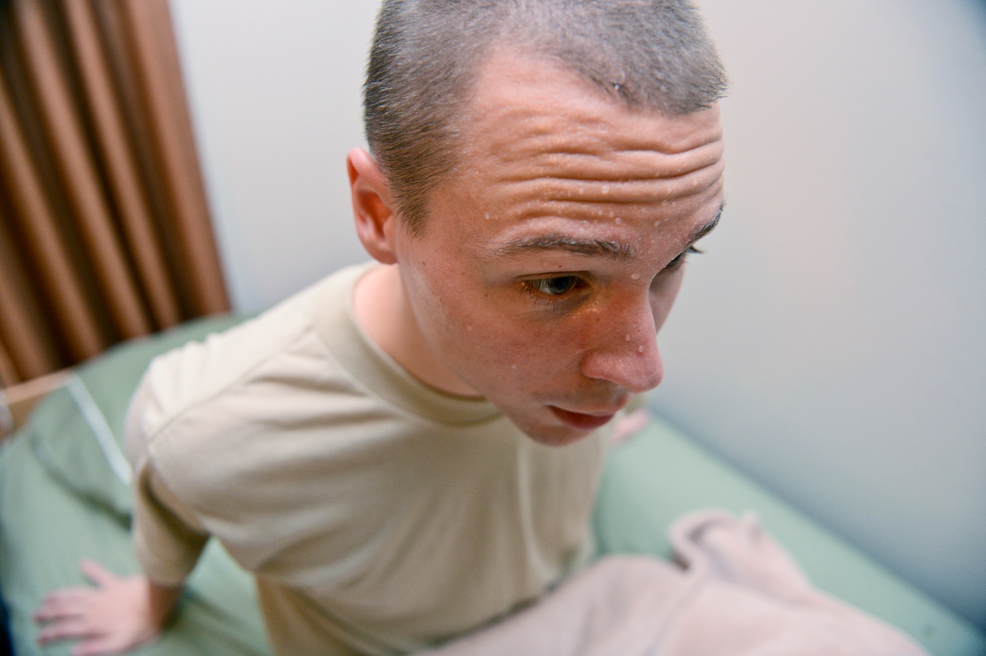 Post-traumatic stress disorder can be frightening and may disrupt daily activities. People suffering from PTSD may have trouble sleeping or concentrating along with sudden irritability or anger, or may be easily startled. For an anonymous screening for PTSD, go to www.militarymentalhealth.org/hbhm. (U.S. Air Force photo/Senior Airman Micaiah Anthony)