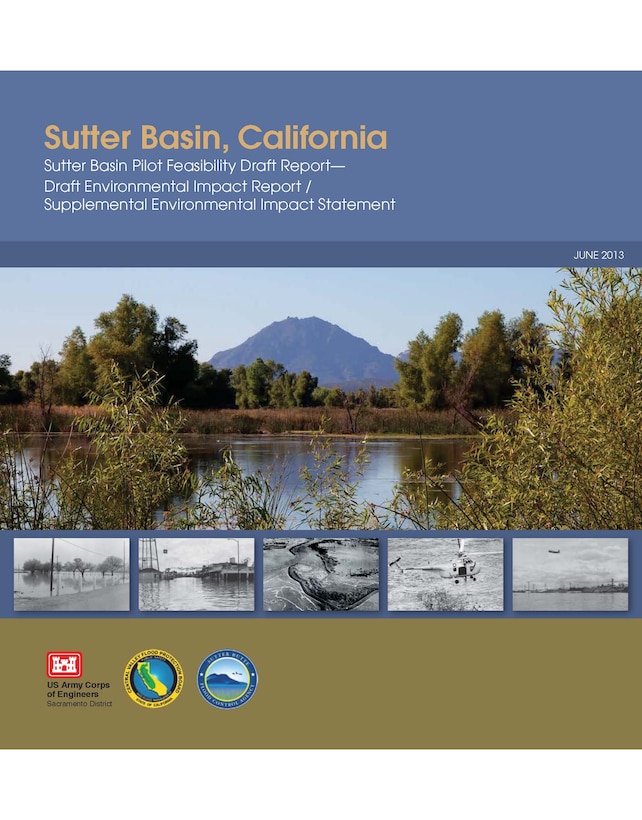 Sutter Basin Pilot Feasibility Study draft EIR/SEIS cover