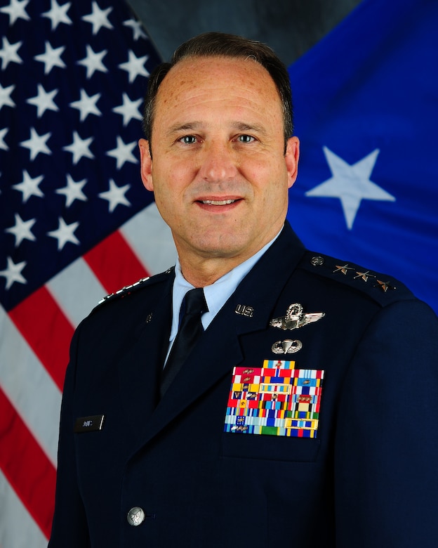 Lt. Gen. Noel T. Jones, U.S. Air Forces in Europe-Air Forces Africa vice commander, asks all Airmen to get involved, step in and prevent sexual assault. U.S. Air Force Courtesy Photo