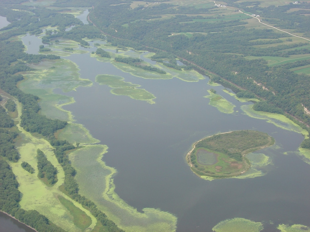 Bertom McCartney Lakes Habitat Rehabilitation and Enhancement Project was completed in 1992 restoring nearly 2,000 acres of aquatic habitat.