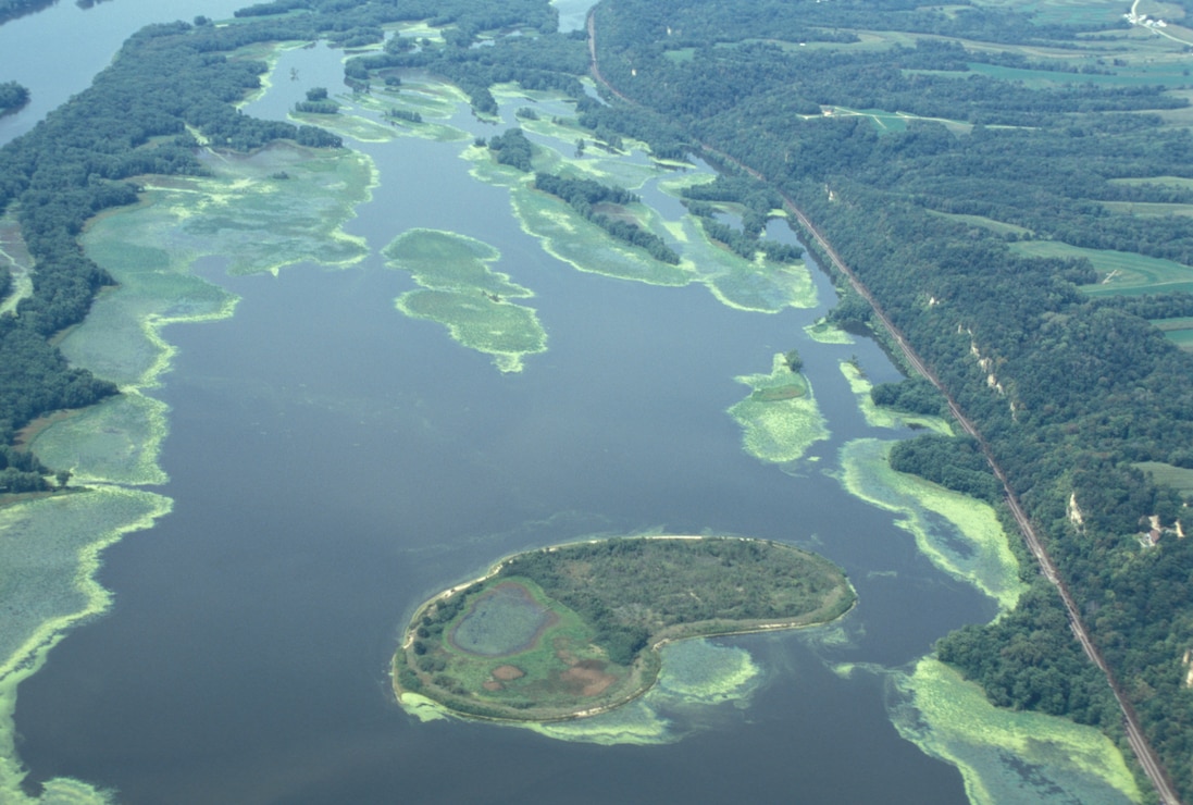 Bertom McCartney Lakes Habitat Rehabilitation and Enhancement Project was completed in 1992 restoring nearly 2,000 acres of aquatic habitat.