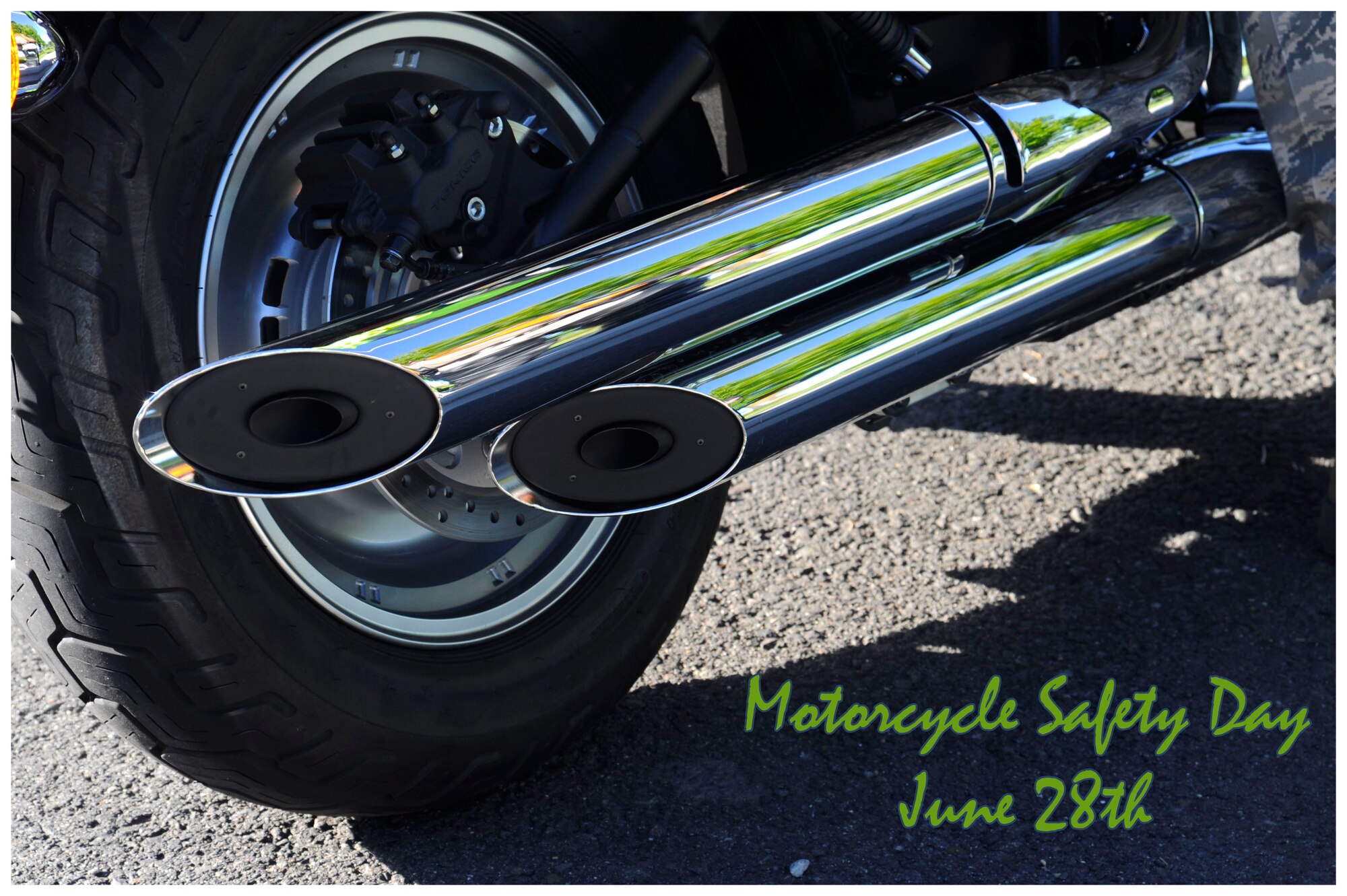 The Wing Safety office is holding Motorcycle Safety Day on June 28th at Fairchild Air Force Base, Wash. Multiple events will be going on from 10 a.m. to 2 p.m. Riders will learn numerous skills they can apply when riding to help them be safer. (U.S. Air Force photo by Airman 1st Class Ryan Zeski)