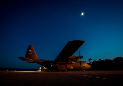 C-130 spray away mosquitos