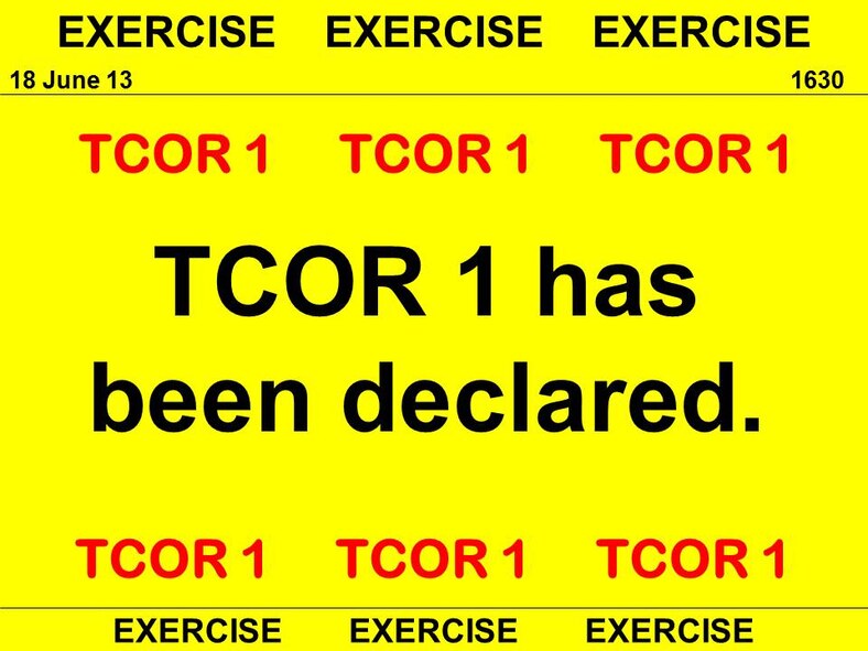 Exercise TCOR 1