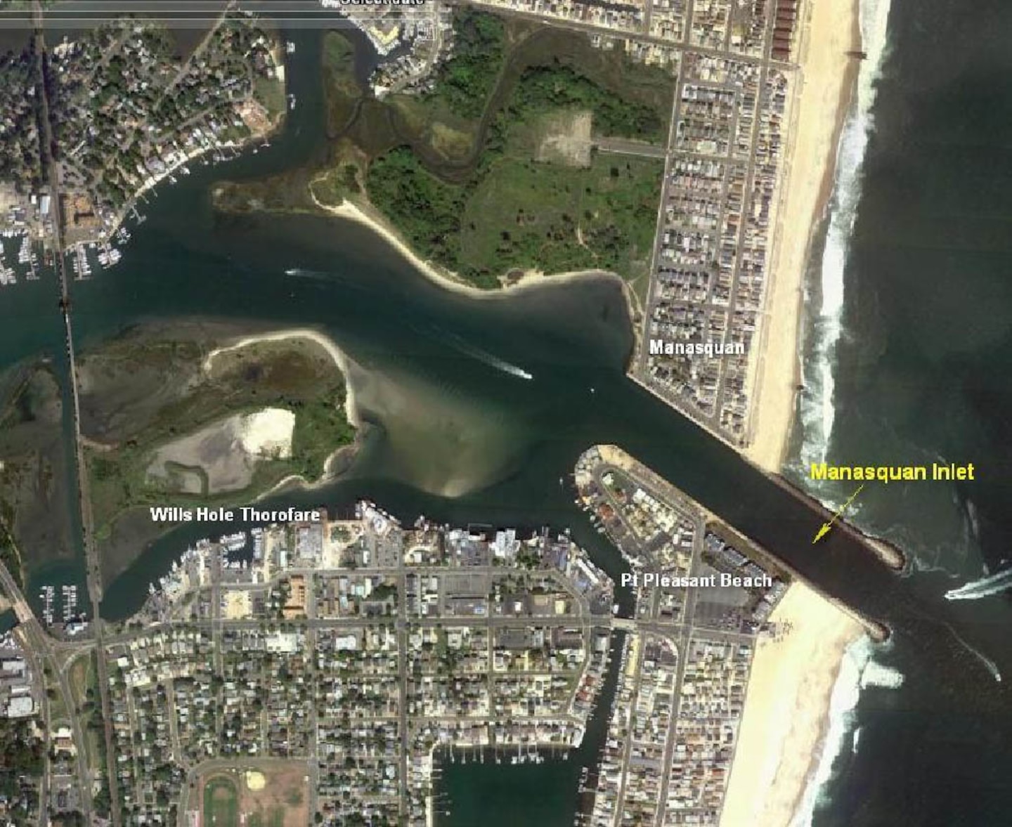 The Manasquan River project provides a safe, reliable navigation channel for commercial, recreational and U.S. Coast Guard use with an annual direct fish value of over $22 million per year. During the summer months, more than 500 vessels pass through the channel per day.