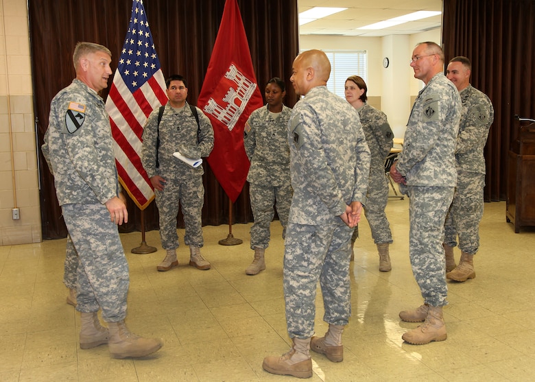 SMA Raymond T. Chandler, the highest ranking Non-Commissioned Officer in the Army visited the Washington Aqueduct to learn more about the Corps' unique and diverse mission, June 5. USACE Command Sgt. Maj. Karl J. Groninger  accompanied SMA Chandler on the tour and both were able to talk to District Employees who ensure safe, drinking water for all of DC, the City of Falls Church and Arlington County, Va. 