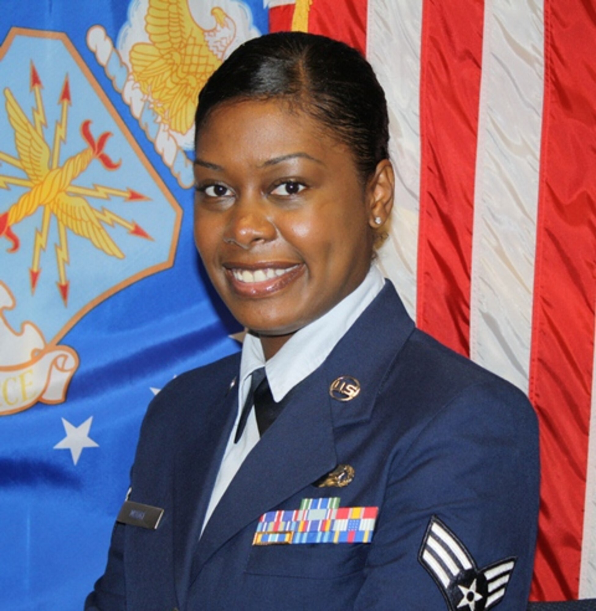 Airman Leadership School photo for Senior Airman Brittany Moore, 82nd Force Support Squadron. Moore was named Sheppard ALS class 13-F's John L. Levitow Award winner June 20. (U.S. Air Force courtesy photo)