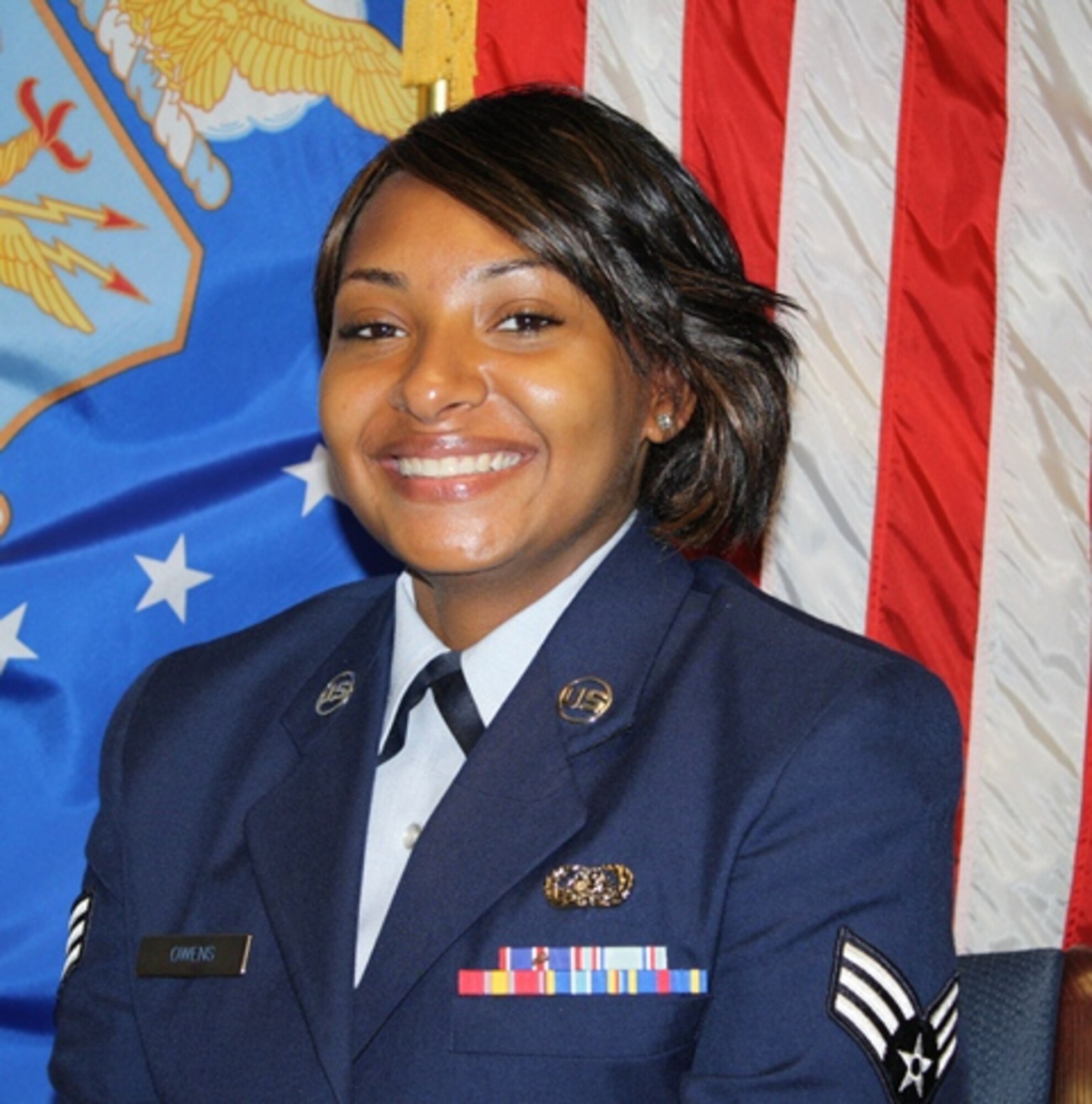 Airman Leadership School photo for Senior Airman Randi Owens, 82nd Training Wing.  Owens was named Sheppard ALS class 13-F's Academic Achievement Award winner June 20. (U.S. Air Force courtesy photo)