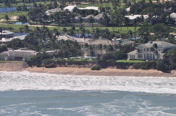 Significant erosion from Hurricane Sandy is visible from the sky in Brevard County along the Atlantic Ocean.  Although the storm caused more damage in New York and New Jersey, Floridians in several counties were also impacted.  