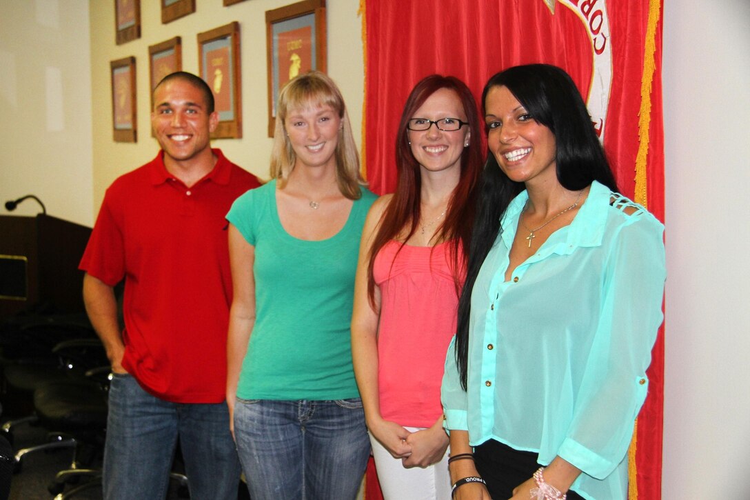 Staff Sgt. Nelson Blanco, the Deputy Family Readiness Office for RS Jacksonville meets spouses of RS Jacksonville's Recruiters during training June 14th at the RS Headquarters Building.