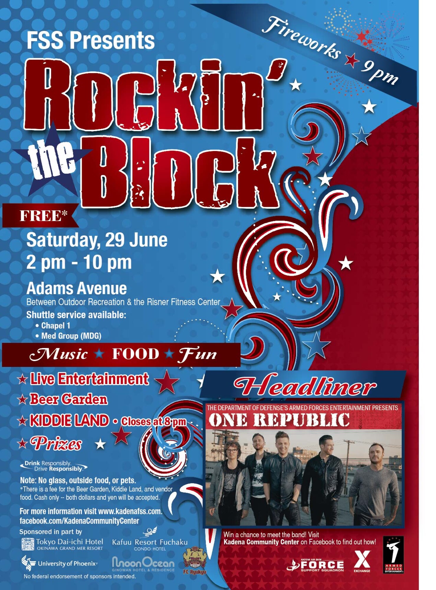 Rockin' the Block flyer