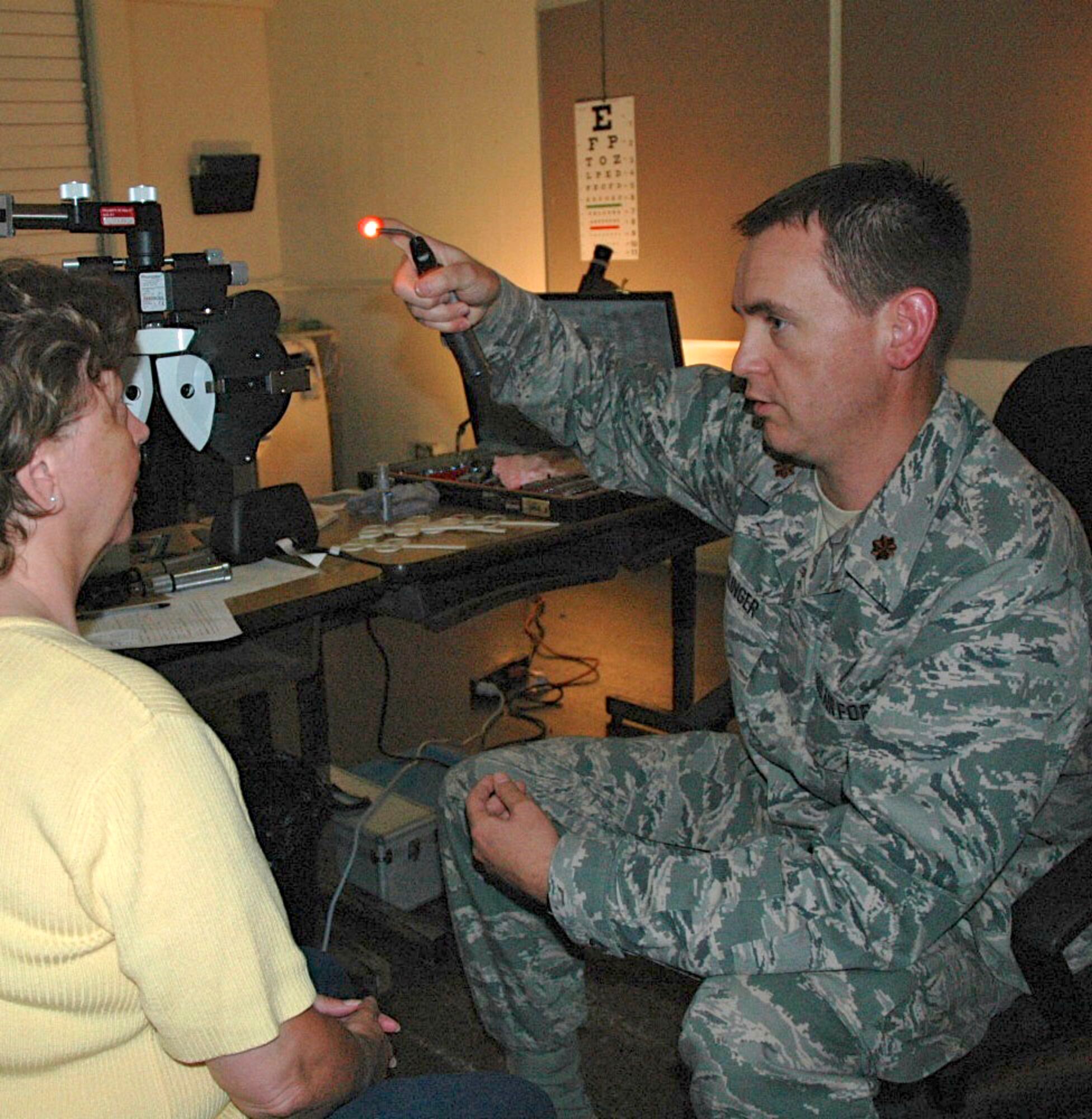 Medical personnel participating in the Innovative Readiness Training event, TROPICARE 2013 provided free medical, dental and vision care to underserved citizens and also participated in a variety of community services projects while on the Hawaiian island. Reserve component medical personnel from the Air Force, Navy, Army and Air National Guard came together for the joint service annual training, June 2-15. (U.S. Air Force photo / Dana Lineback)