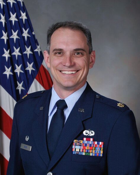 Maj. Jason Ross, 388th Maintenance Operations Squadron commander