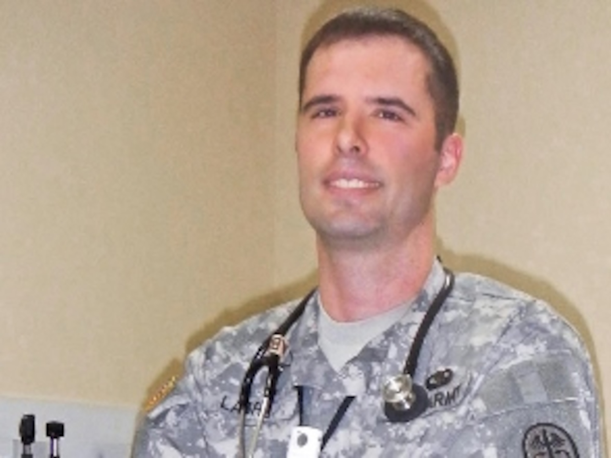 Ten years after being wounded in Iraq, Army Capt. (Dr.) Christian Labra has completed medical school at USUHS and is about to graduate from a three-year residency at the Fort Belvoir Community Hospital in Virginia. (DoD photo by Donna Miles).