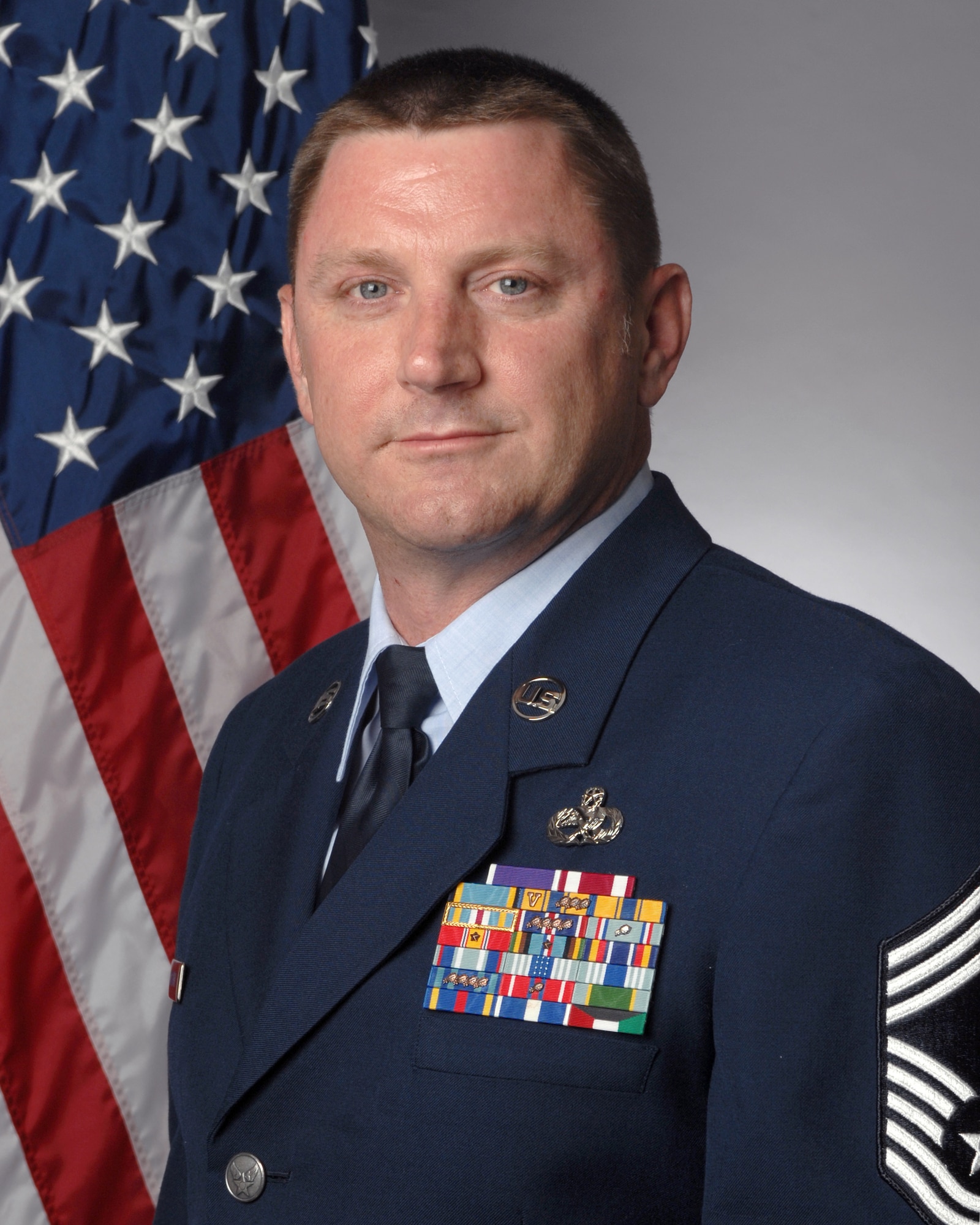 U.S. Air Force Chief Master Sgt. John McCarthy is the 4th Component Maintenance Squadron superintendant. (U.S. Air Force photo/Released)