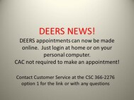 DEERS update
