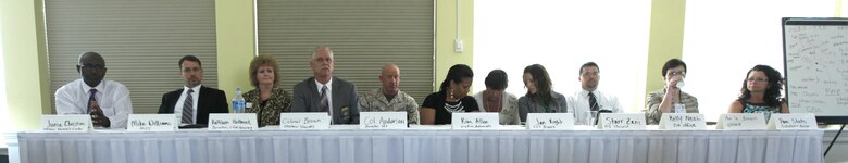 Community and Marine Corps Base Camp Lejeune leaders of services who handle domestic violence related issues formed a panel to answer questions at a recent summit. The summit included presentations detailing domestic violence from various perspectives.
