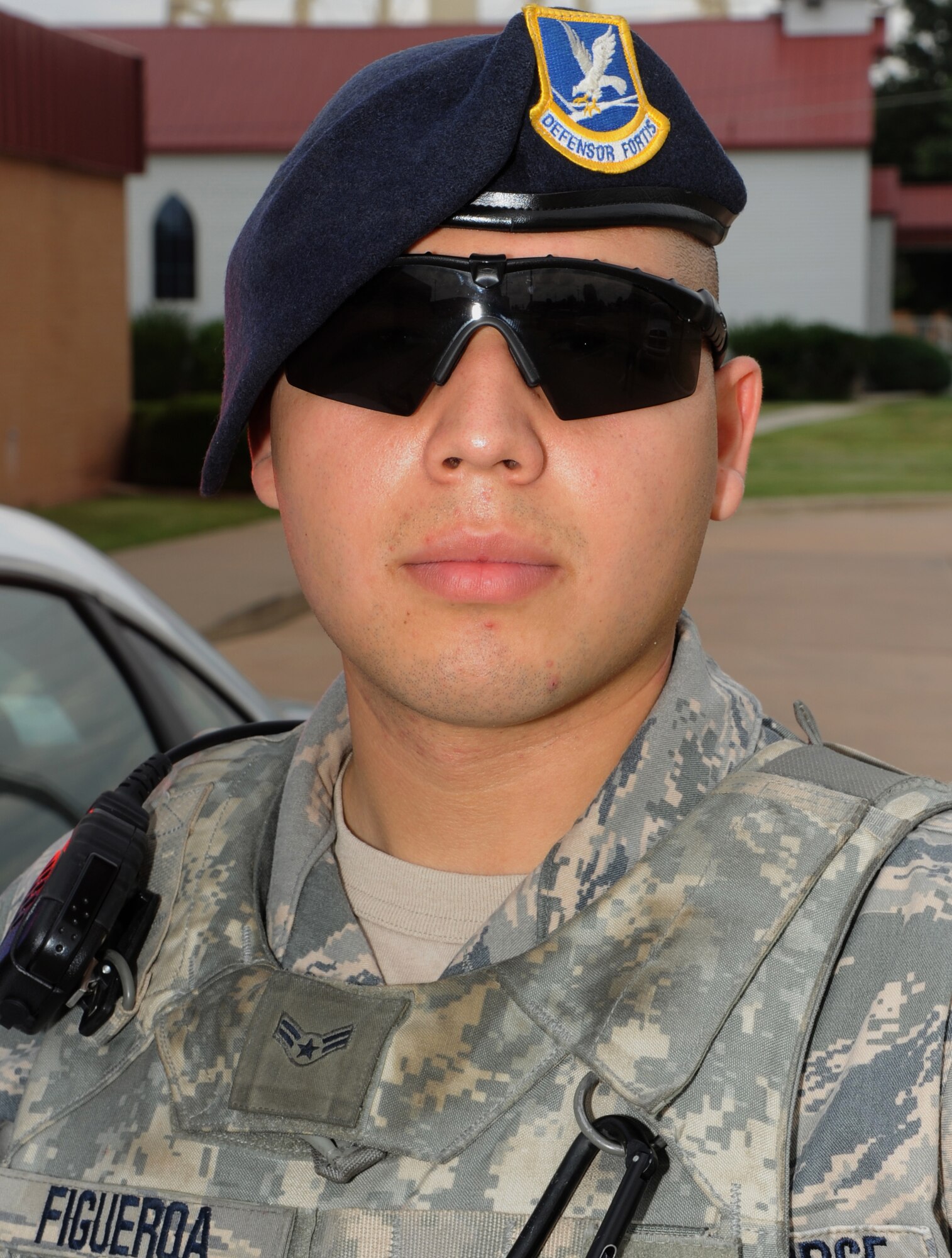 Airman 1st Class Alejandro Figueroa, a patrolman with the 71st Security Forces Squadron, is one of three Team Vance members selected for promotion to senior airman below the zone at Vance Air Force Base, Okla. (U.S. Air Force photo/ Staff Sgt. James Bolinger)