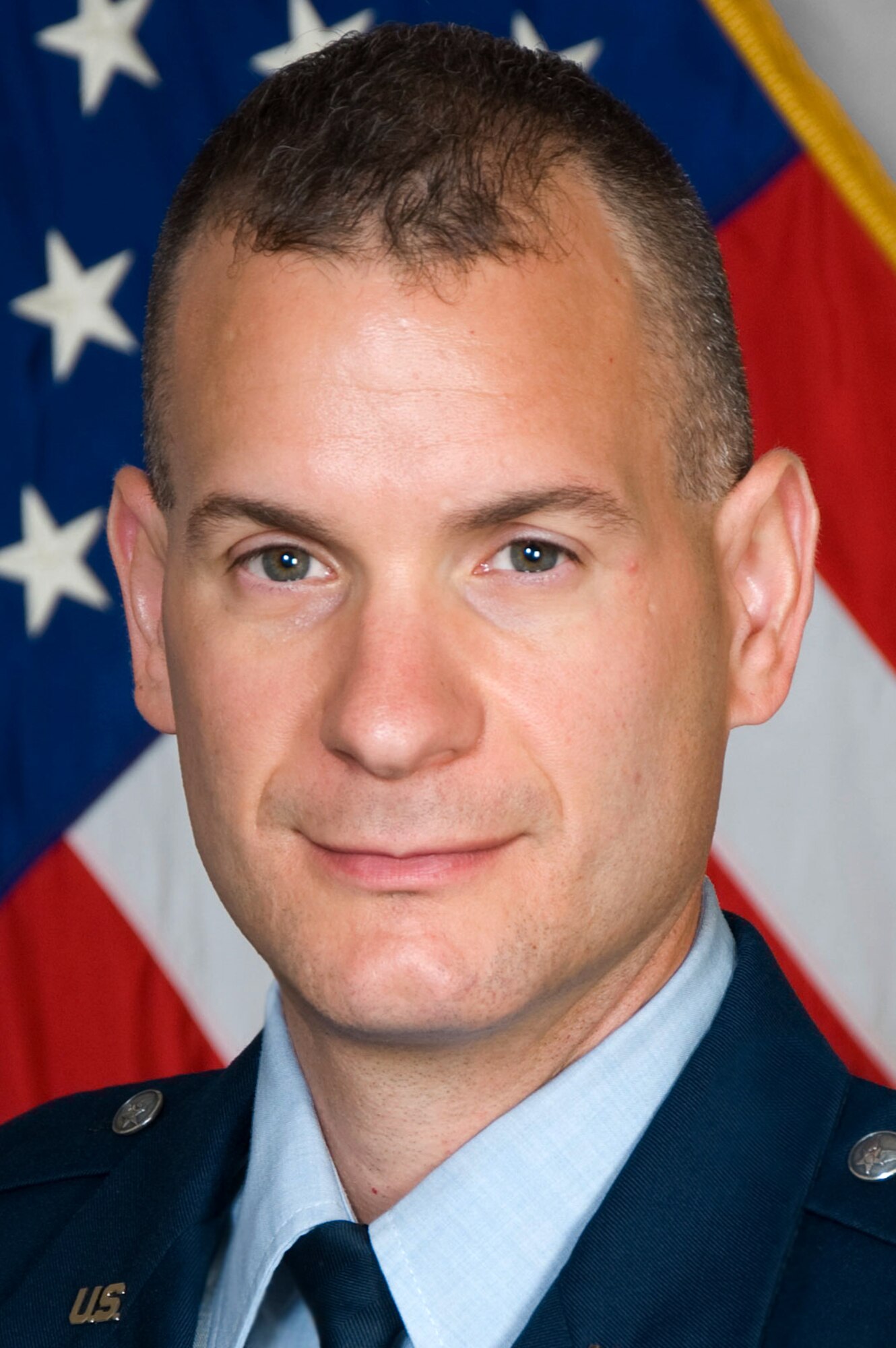 Maj. Robert Prausa, 71st Security Forces Squadron commander