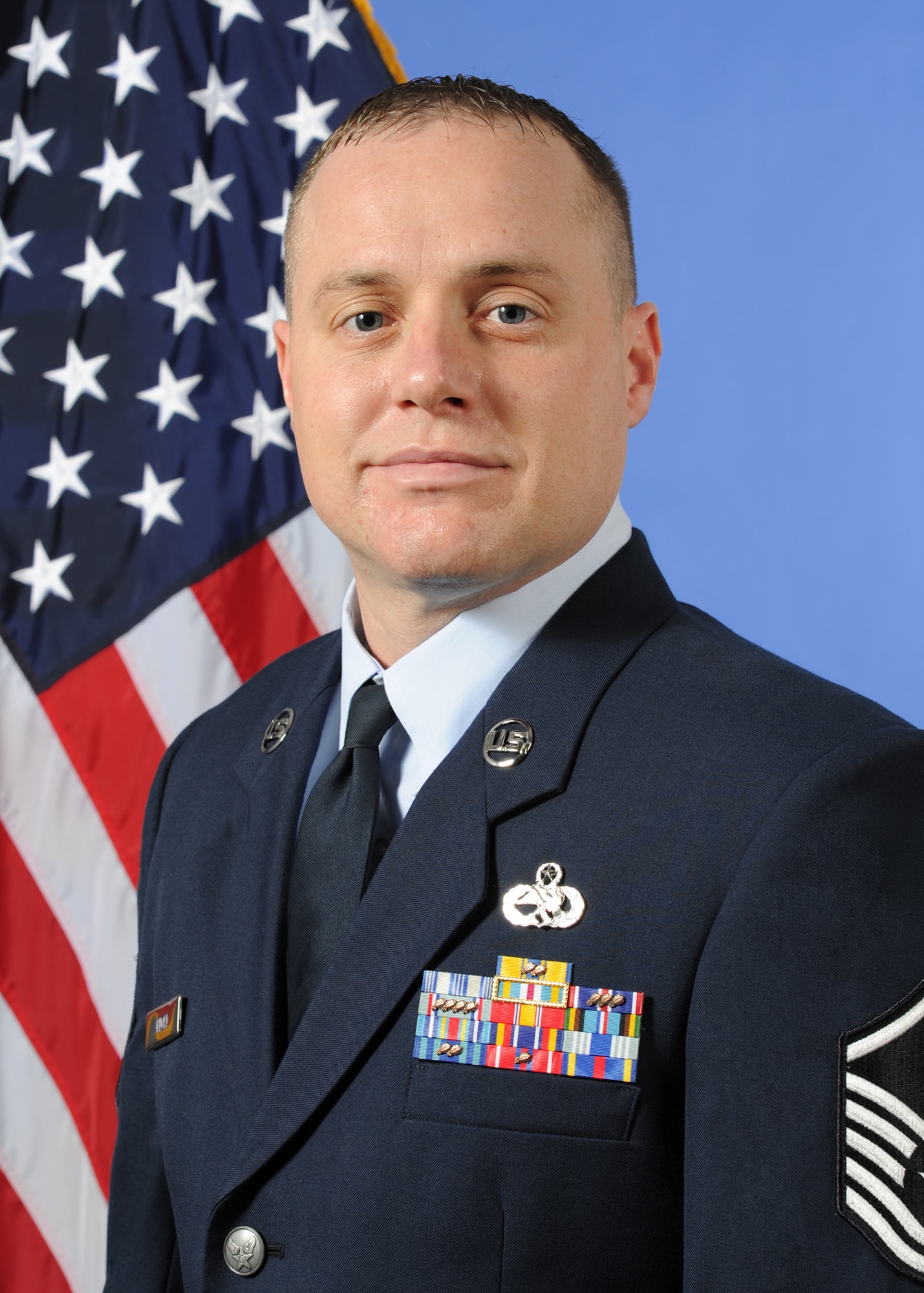 Master Sgt. Jonathan Arnold was selected as the commander's "wingman of choice."
Arnold was selected based on his professionalism and work ethic. (U.S. Air Force courtesy photo) 