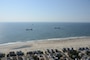 The Dredges Liberty Island, Dodge Island, Padre Island and Terrapin Island, of Great Lakes Dredge & Dock Company, pump sand onto Brant Beach, NJ in June of 2013.