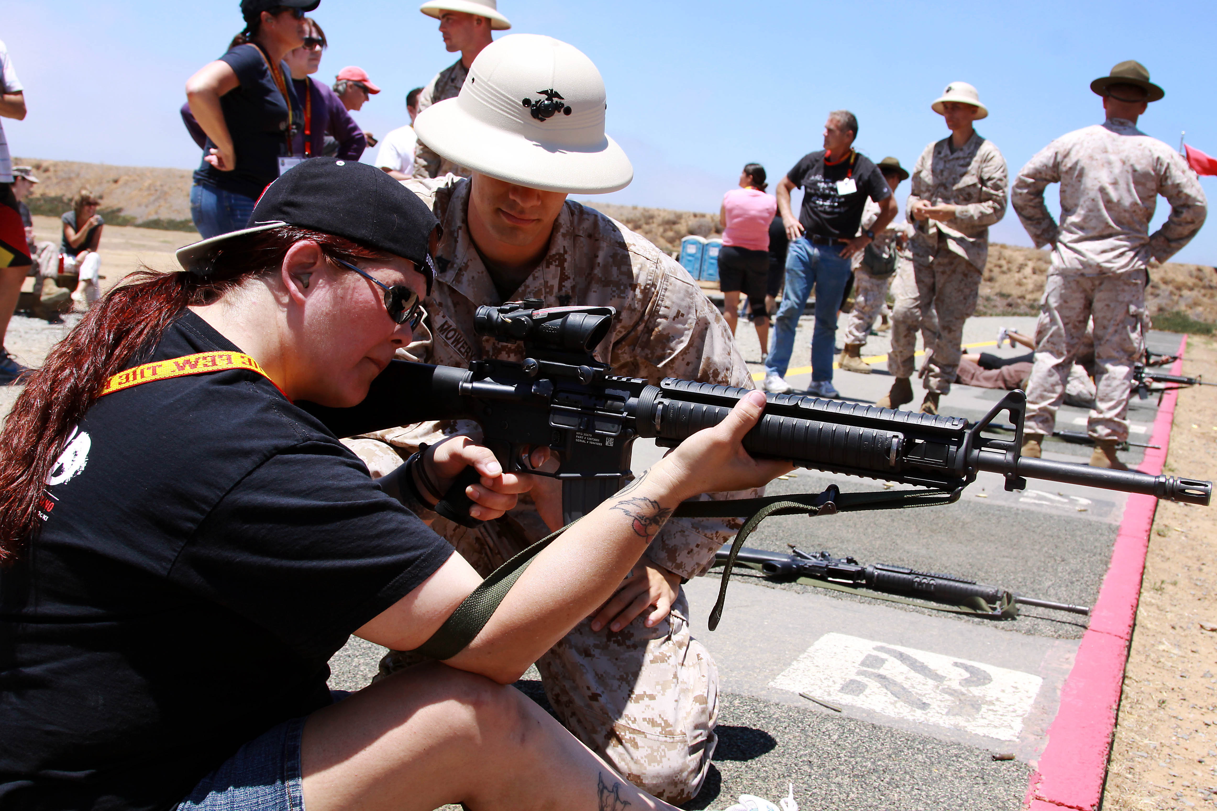 Educators experience Marine boot camp