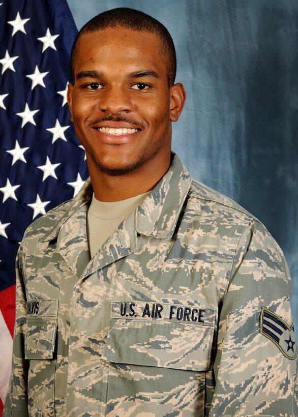 Senior Airman James F. Davis Jr., 11th Logistics Readiness Squadron scheduled maintenance liaison, was recognized as the Team Andrews Warrior of the Week for his leadership and outstanding performance.  Davis' section recently underwent a vigorous inspection during which there were no flaws or "write-ups" found.  

The High Point, N.C., native also headed a recent sports day for the flight, contributing to his unit’s morale and readiness.

“At the 11th LRS, we’re always mission ready,” Davis said.  “Readiness and precision are the keys to our ability to provide world-class customer service here at Andrews and to contribute to the 11th Wing’s global mission.” (U.S. Air Force photo/Staff Sgt. Torey Griffith)
)
