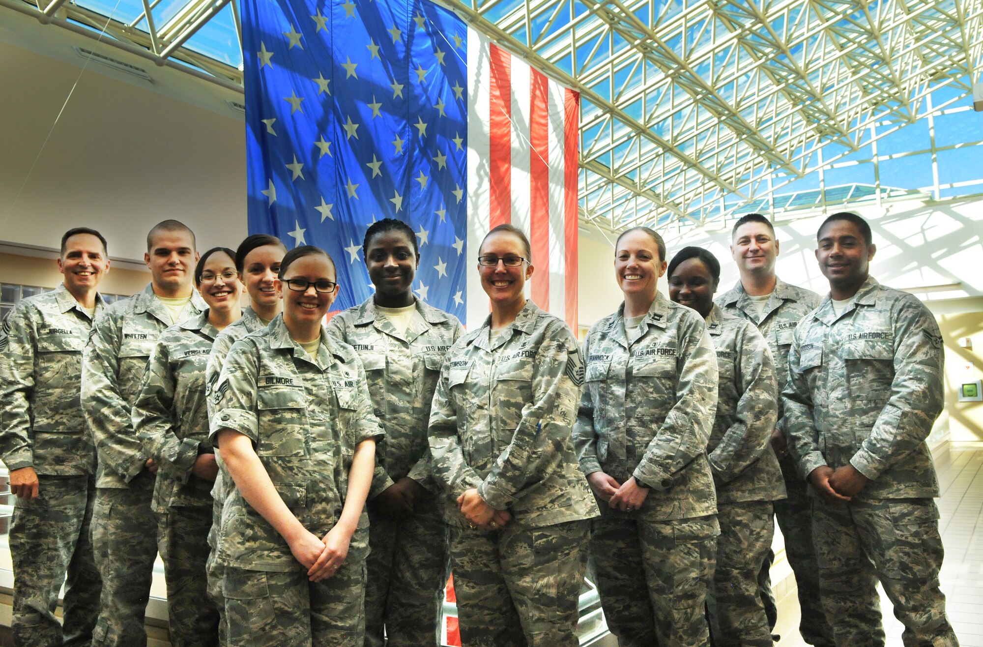 Public Health prevents disease and non-battle injuries through our community health and force health management elements.  Community Health Management conducts food and public sanitation inspections for 34 facilities, protecting the base populace from food-borne illness.  Public Health also detects early signs of disease and illness through our communicable disease and vector borne surveillance programs.  Force Health Management provides preventive medicine care through PHAs, deployment health screenings, and occupational health exams. (Photo courtesy of the Command Chief's Office)