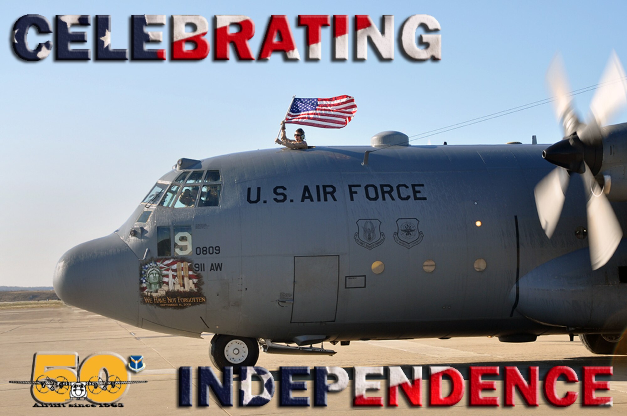 With Independence Day coming up, members of the 911th Airlift Wing wish everyone a happy and safe holiday. (U.S. Air Force photo illustration by Senior Airman Joshua J. Seybert)