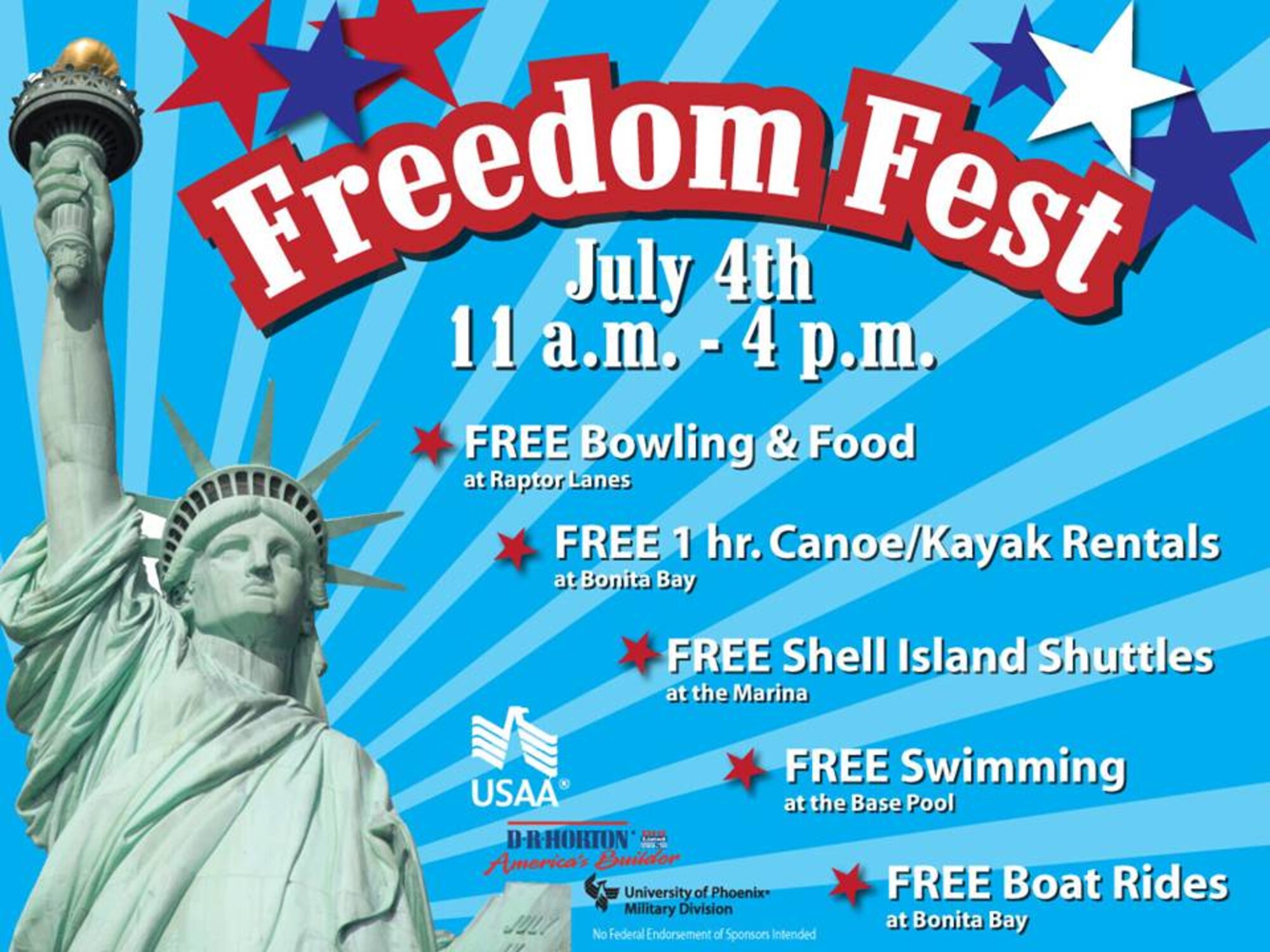 FREEDOM FEST--4th of July festivities!
