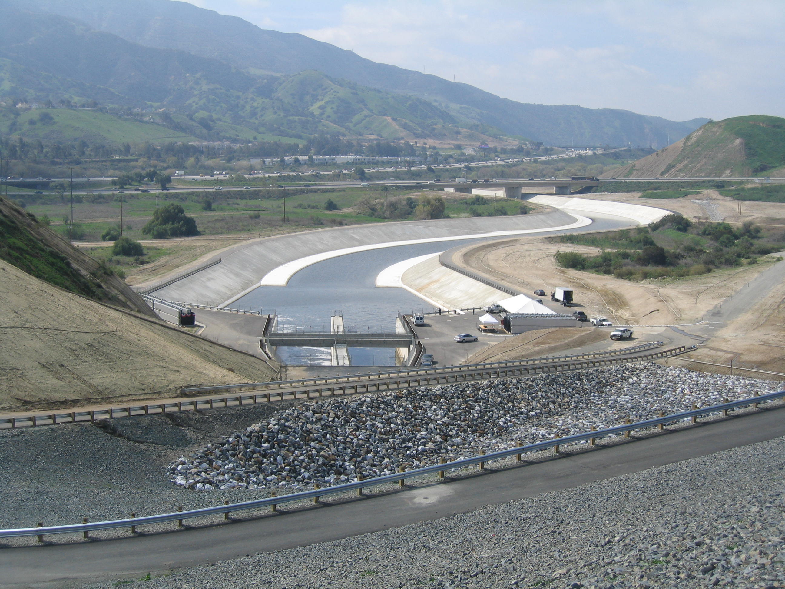 Prado Dam outlet channel