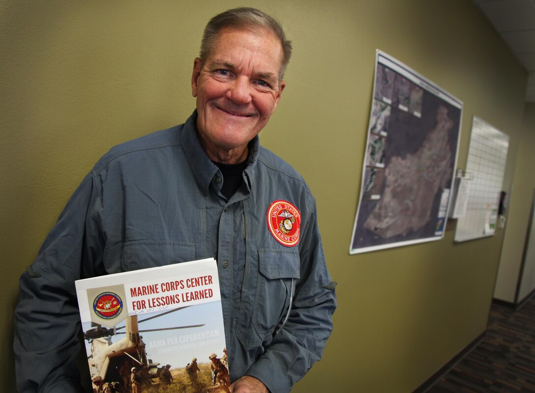 Jim Burke, a 66-year-old native of Manhatten, N.Y., returned to the defense industry after the 9/11 attack. Burke has worked as an Marine Corps Center for lessons Learned representative for five years. He is a Vietnam veteran that strive to help the Marine Corps.