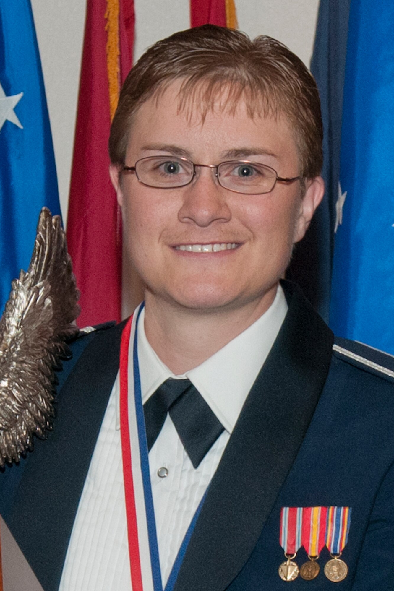 90th Missile Wing Honor Guard Officer of 2012, 1st Lt. Heather Sealover, 321st Missile Squadron