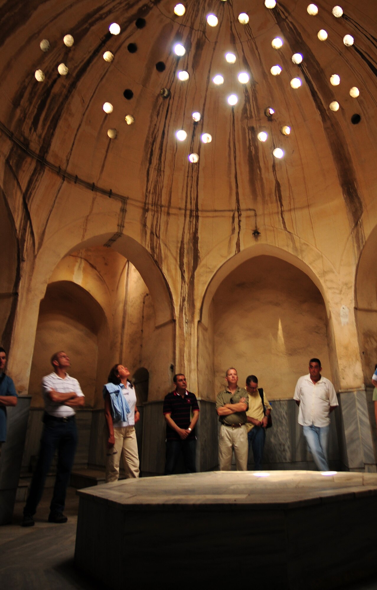 Bath houses or hamam are a custom in Turkish culture. They were a place of socialization and washing with some in Adana ranging from 300 to 500 years old. (U.S. Air Force photo by Senior Airman Anthony Sanchelli/Released)