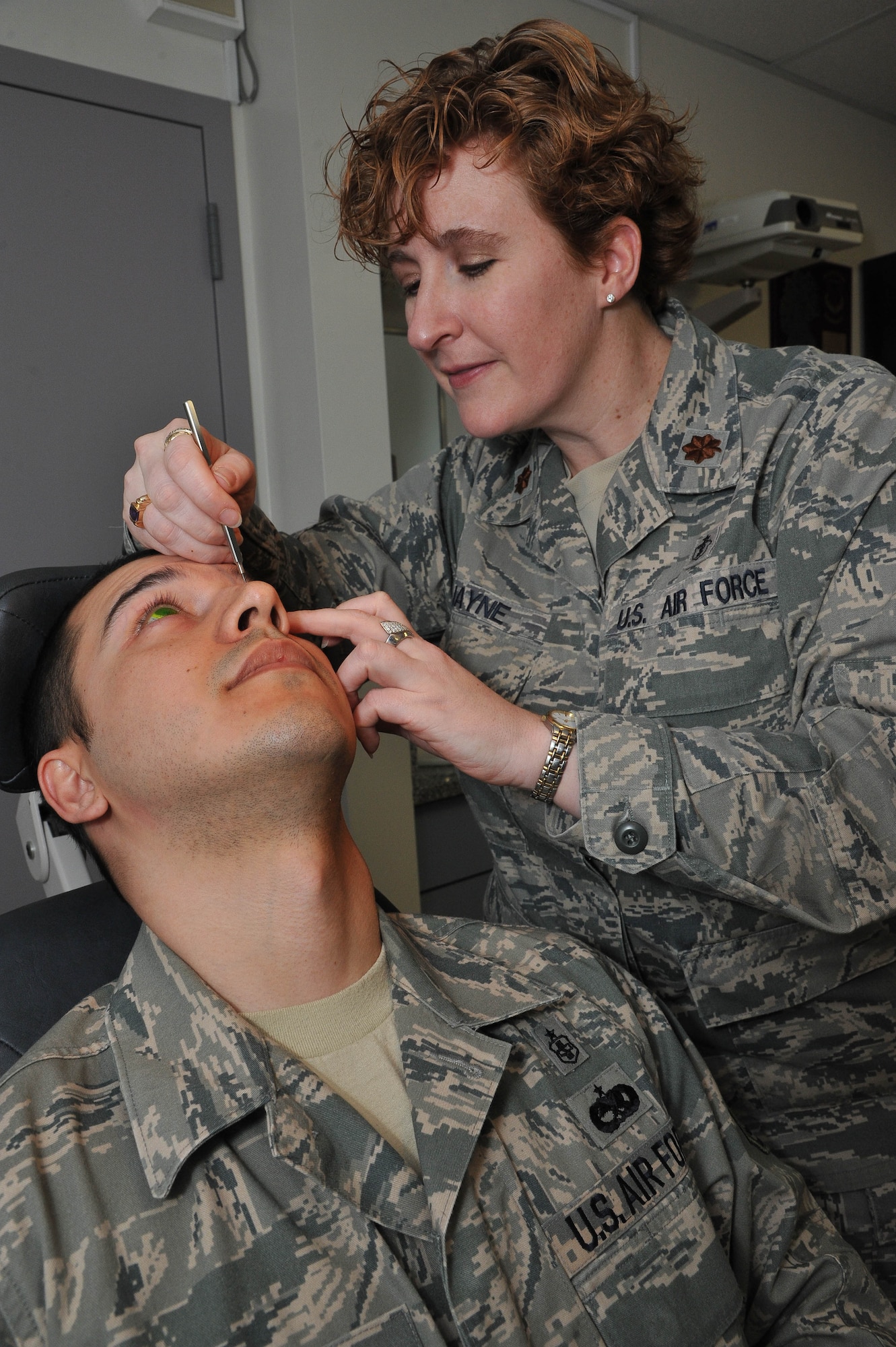Maj. Tara Jayne, 65th Medical Operations Squadron optometrist, was awarded the 2012 Armed Forces Optometric Society Junior Officer of the Year. (Photo by Guido Melo)