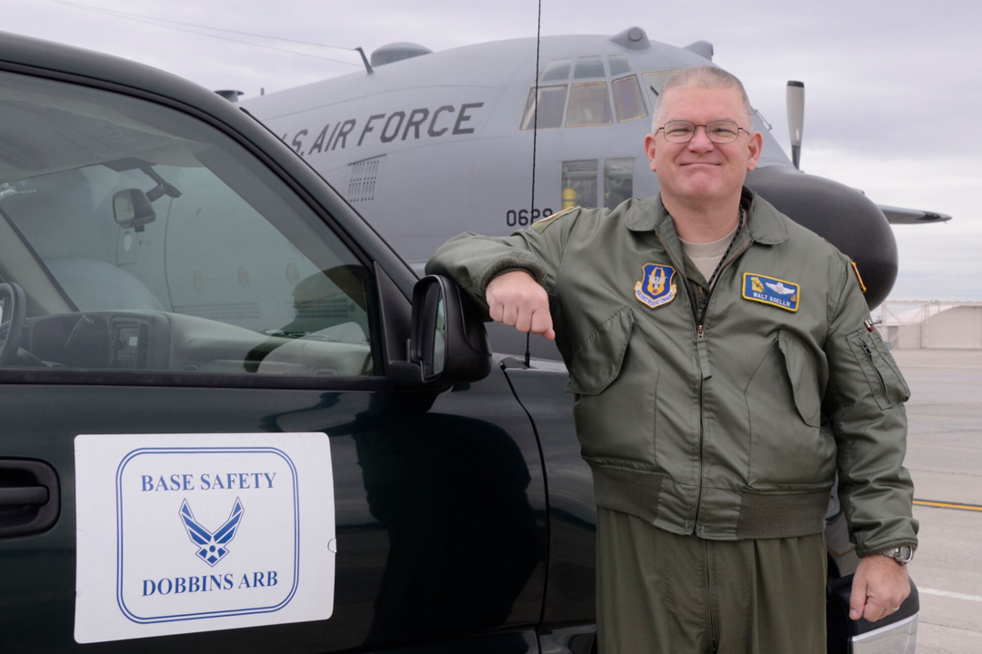 Lt Col Walt Koelln is the 94th Airlift Wing Chief of Safety (.S. Air Force photo/Don Peek)