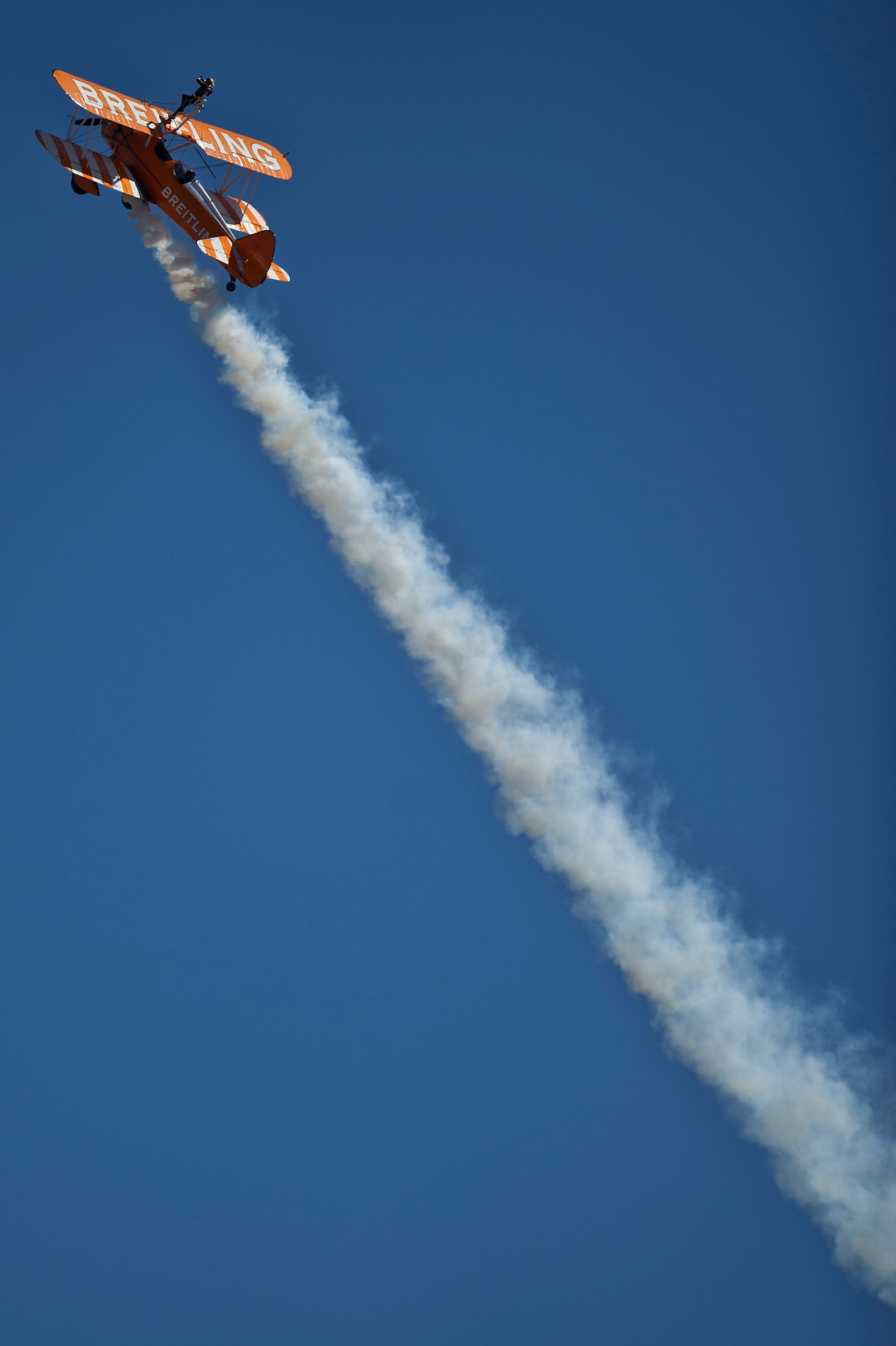 Breitling Wing Walkers perform at the Australian International Airshow, March 1, 2013 at Avalon Airport in Geelong, Australia. Approximately 220 U.S. service members along with the U.S. Air Force's F-22 Raptor, C-17 Globemaster III, F-16 Fighting Falcon, B-52 Stratofortress, and KC-135 Stratotanker are supporting the Australian International Airshow 2013, which allows a unique opportunity for the United States to showcase its aviation prowess and strengthen military-to-military ties with our Pacific allies and partners .(Department of Defense photo by U.S. Air Force Tech. Sgt. Michael R. Holzworth/Released)
